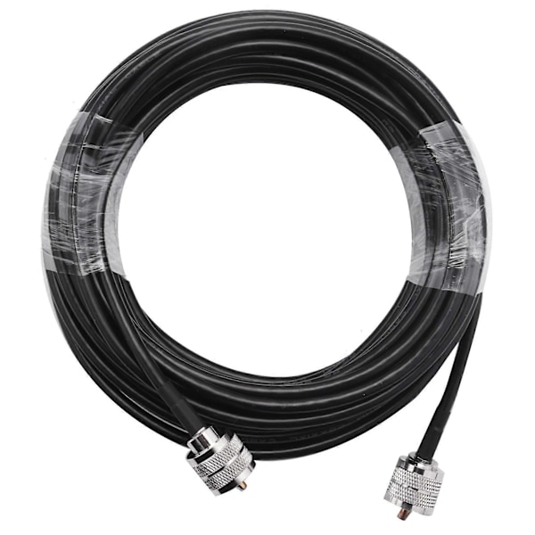 15M UHF Koaksiaalikaapeli RG58 Koaksiaalikaapeli PL259 Kaapeli 50 Ohmia CB Radioantennikaapeli UHF Uros - UHF Uros Alhainen Häviö UHF