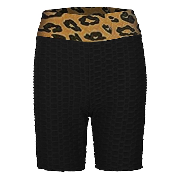 Tflycq Dam Basic Slip Cykelshorts Kompression Träningsleggings Yogashorts Byxor Black M
