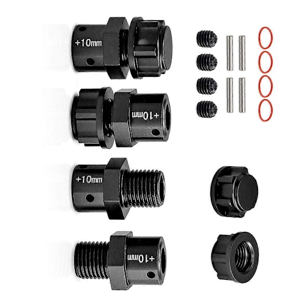 RC Bil Uppgradering 10mm Kontakt Kit för Arrma 1/8 Kraton för 1/7 RC Bil Uppgraderingstillbehör Svart
