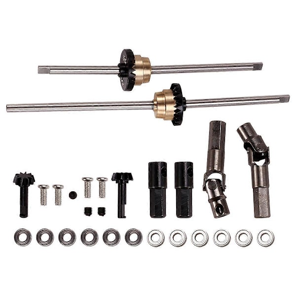 RC Bil Uppgradering Differential Kit för C14 C24 MN D90 4WD RC Bil Uppgraderingsdelar