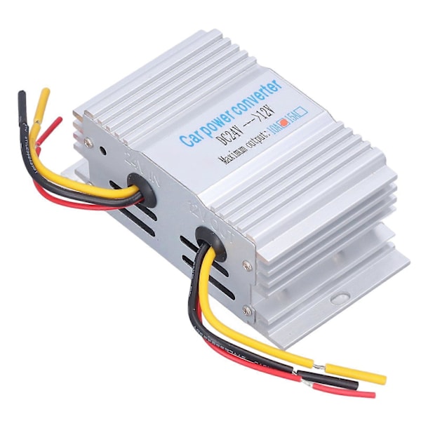 Buck-muunnin DC 24V - DC 12V 10A 120W Jännitesovitin Säädin Virtalähde Ajoneuvoon