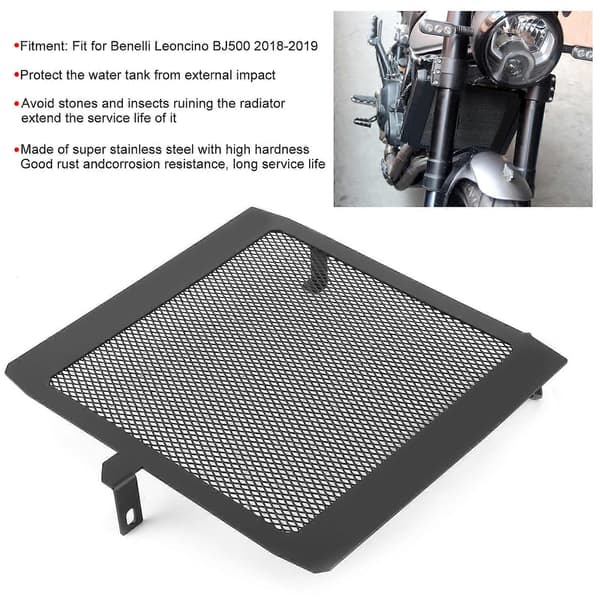 Motorcykel Kylargrill Skydd Passar Benelli Leoncino BJ500 2018?2019