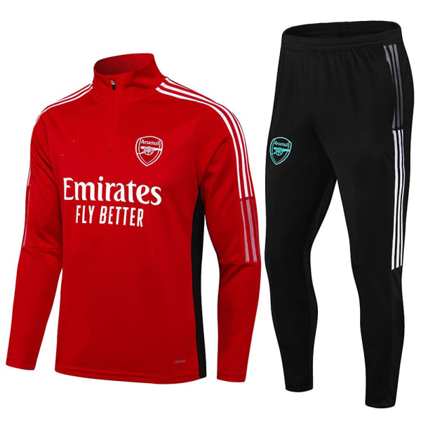 21/22 Arsenal Jersey Set Ars långärmad fotbollsträningsoverall 24