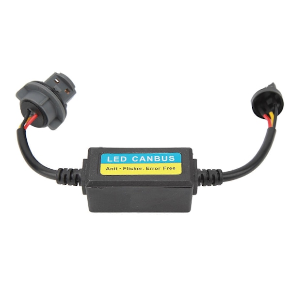 2 stk. Bremselysdekoder 12V Bremselygte Anti-flimmer Fejlannullering Dekoder til 7443 T20 Stik Bremselygte