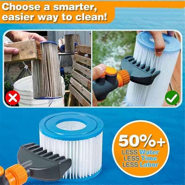 Pool Spa Filterrenser Værktøj, Genanvendelig Pool Filterrenser, Spabad/Pool/Spa Filterrenser Værktøj, Spa Filterrenser