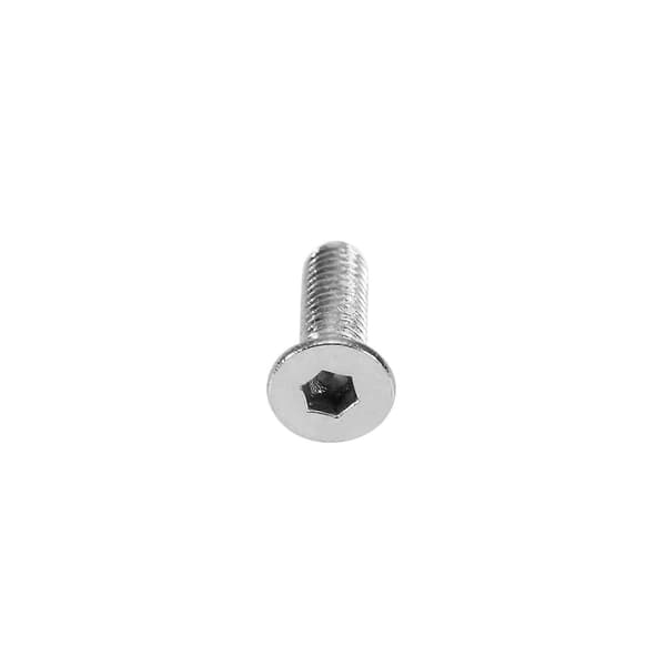 Bilmodifikation M6 Pakning Bolt Nummerplade Ramme Dekoration Skrue (Sølv)