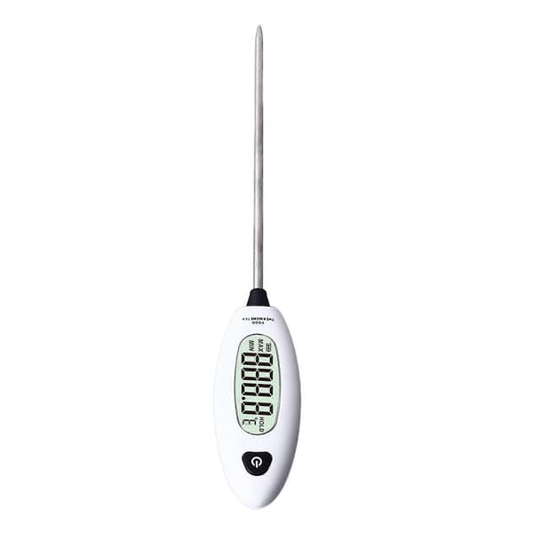 Digitalt madtermometer med LCD-display og rustfri stålprobe til madlavning og bagning i hjemmet