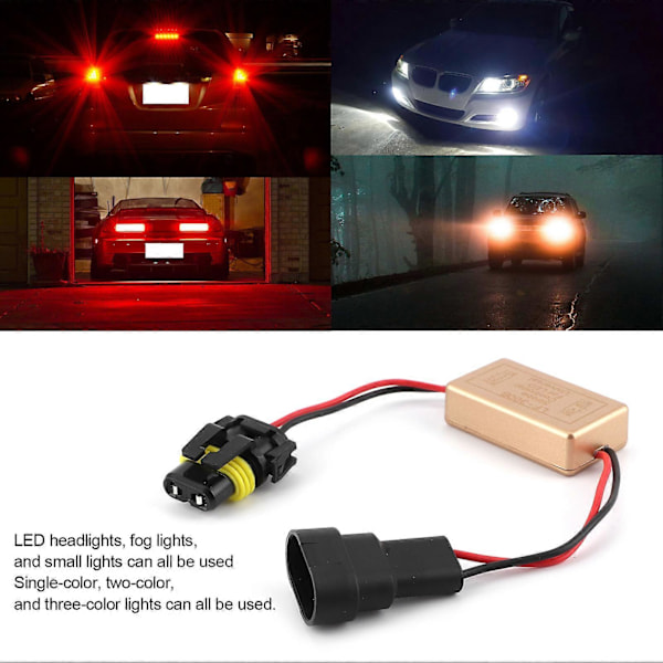 LF-300B Flash Strobe Kontrollerboks Kontinuerlig Blinkende 9005 9006 9012 for LED Hovedlys Tåkelys Lite Lys
