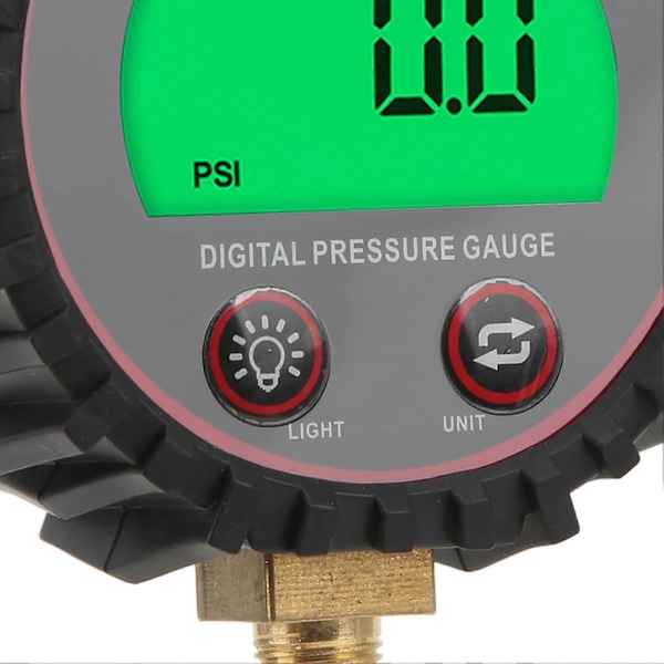 Däcktrycksmätare Digital 3?255PSI med LCD-display DC3.1V 10mm Gänga Biltillbehör