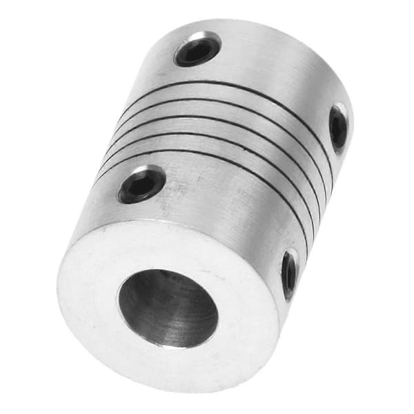 Motoraxel 8mm till 8mm Ledad Spiralformad Balkkoppling D18L25