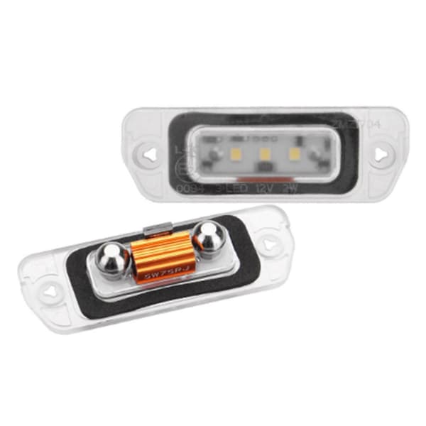 LED Nummerpladelys til Bil ML450 ML500 550 ML63 Nummerplade Lampe Hvid