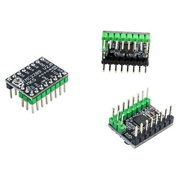 3D Printer Dele MKS TMC2209 V2.0 Stepper Motor Driver Understøtter UART Mode til Gen L V2.0 /Robin /SKR 1.3/1.4, 6 Pakke