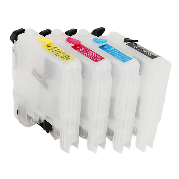 Blækpatroner Kompatibel Refill Erstatning Med Permanent Chip 4 Farver til Inkjet Printer LC110 BK LC110C LC110M LC110Y