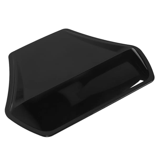 Bilpanser Luftventil Deksel Varmebestandig Panser Luftuttak Trim Erstatning for Mitsubishi Lancer Evolution X EVO 10 Blank Svart