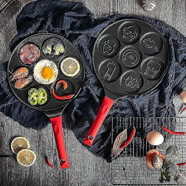 Dyrepandekagepander 7 Unikke Søde Dyreforme Non-stick Bagepander (blå) (q) blue