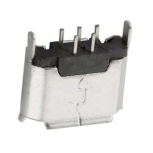 10 st Micro USB Typ B 180 Grader DIP 5Pin Hona PCB Lödhylsanslutning
