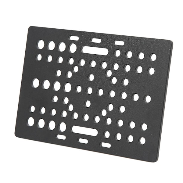 Gantry Plade Aluminium Høj Styrke Gantry Board Sort Anodiseret 3D Printer Lineær Universal Guide til Fræsemaskine Board