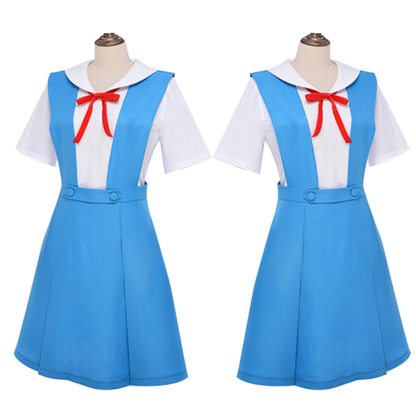 Neon Genesis Evangelion cosplay Ayanami Rei Asuka cos kostym anime kostym XXXL