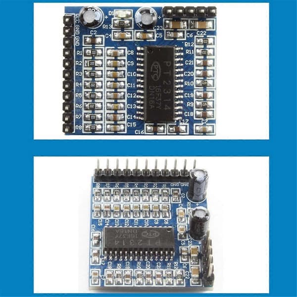 PT2314 Lydkvalitetsjustering Stemmemodul IIC I2C 6V-10V Lydbehandlingsmodul