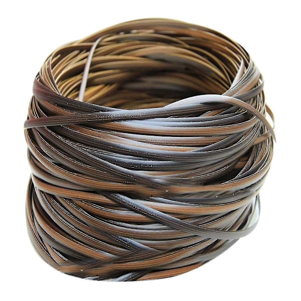 32m Patio Møbel Reparation Højstyrke Plast Rattan Vikle Kit Flad Bærbar Ny Brown
