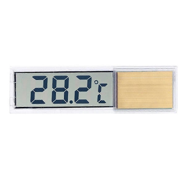 Akvarietermometer Elektronisk LCD Digitalt Akvarietemperaturmålings Termometer Akvarietilbehør Guld