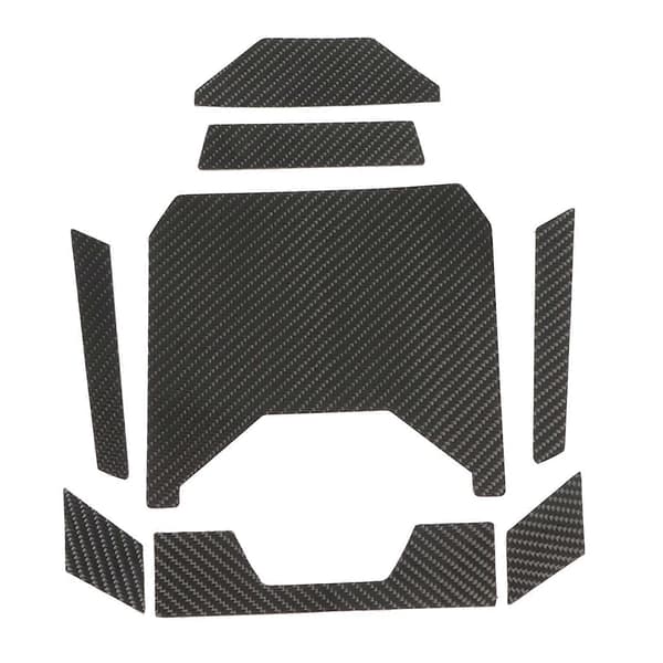 Förvaringsboxskydd för mittkonsol, kolfibermaterial, ersättning för Polaris RZR PRO XP 2021+