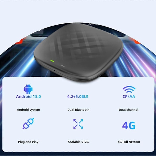 SM6115 CarPlay Ai Box Langaton Adapteri Carplay Android Auto Kannettava Carplay