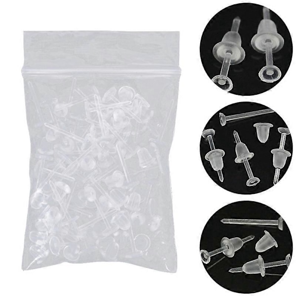 50 kpl/setti Unisex Kirkas Muovinen DIY Korutarvike