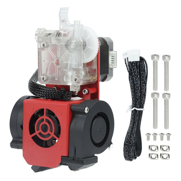 Direktdriven Extruder Set Dubbla Fläktar 3D-skrivare Uppgraderingstillbehör med 42?34 Stegmotor 24V