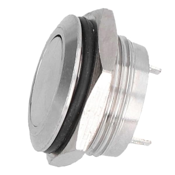 5 stk. Flat Topp Knapp Bryter Rustfritt Stål Vanntett Skrue Terminal Strømtilbehør 0?220V 16mm
