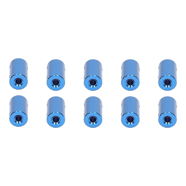 10 st Skaftkoppling Stegmotorkoppling 14mm Diameter 25mm Längd Kopplingsdon 5x5mm / 0.2x0.2in Blå