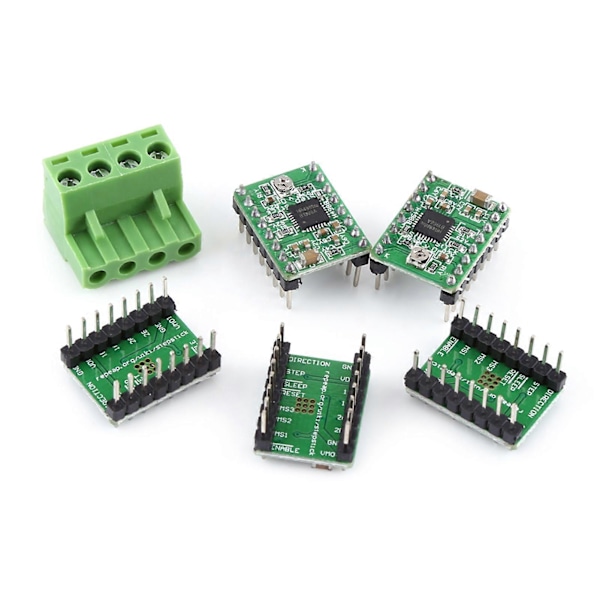 3D Printer RAMPS 1.4 Controller Board til R3 + A4988 Med Køleplade USB Kabel Jumper Kit