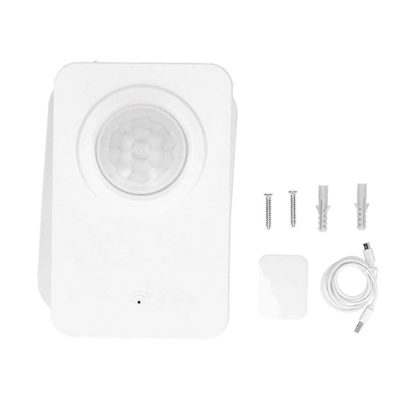 PIR Rörelsesensor WiFi Smart APP Säkerhet Onormalt Larm Fjärrövervakning Infraröd Sensor för Tuya