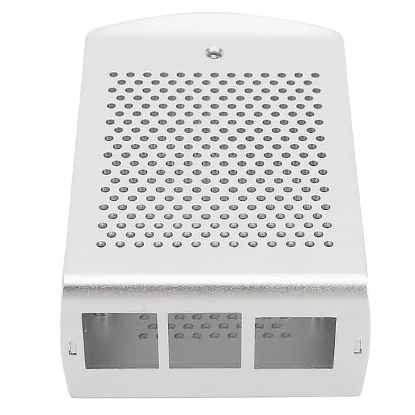 Beskyttende etui til Raspberry Pi 4, kabinet i aluminiumslegering med køleventilator