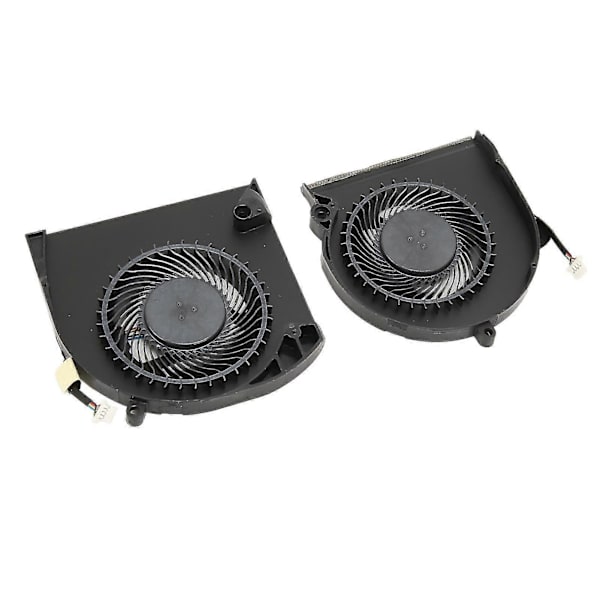 Udskiftningskøleventilator til bærbar CPU GPU til Dell Alienware 15 R3 15 R4 P69f 4-benet strømstik Reducerer belastning CPU GPU-ventilator