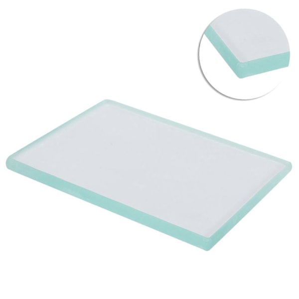 Nahankiillotus Karkaistu Lasi Burnisher Slicker Nahkatyökalut 130 x 100 x 8mm