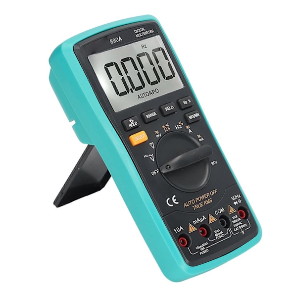 Multimeter Digital Display Elektrisk Voltmeter Testare Amperemeter Verktyg för Mätning