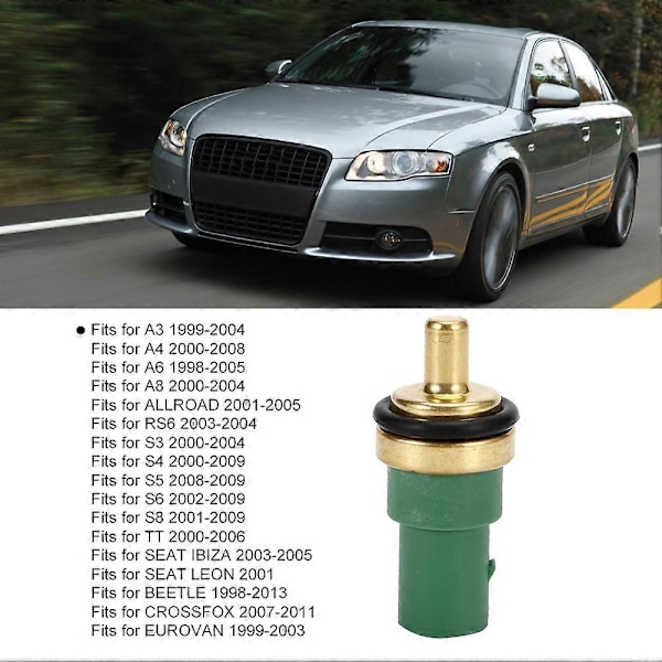 Auto Bil Kjølevæske Vanntemperatursensor 059919501A Passer for A3 A4 A6 A8