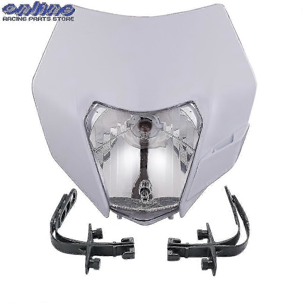 Motorcykel LED Forlygte Forlygte Hovedlys Til Ktm Exc Excf Sxf Xc Xcw Xcf Mx Dirt Bike Universal Enduro Supermoto Kåbe E Halogen White