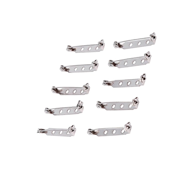 50 kpl Hakaneulakiinnikkeet Lukko Takaisin Turvalukko DIY Askartelu 32mm