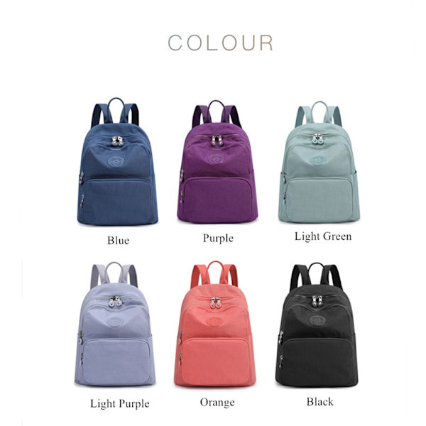 Design Skolväska För Tonårsflickor 2021 Kvinnor Ryggsäck Resa Casual Axelväskor Kvinnlig Nylon Ryggsäck Svart Handväska Black bag