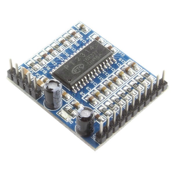 PT2314 Lydkvalitetsjustering Stemmemodul IIC I2C 6V-10V Lydbehandlingsmodul