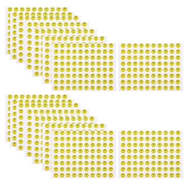 800 kpl Maadoitussymbolitarroja ja Suojaavia Maadoitusvaroitustarroja