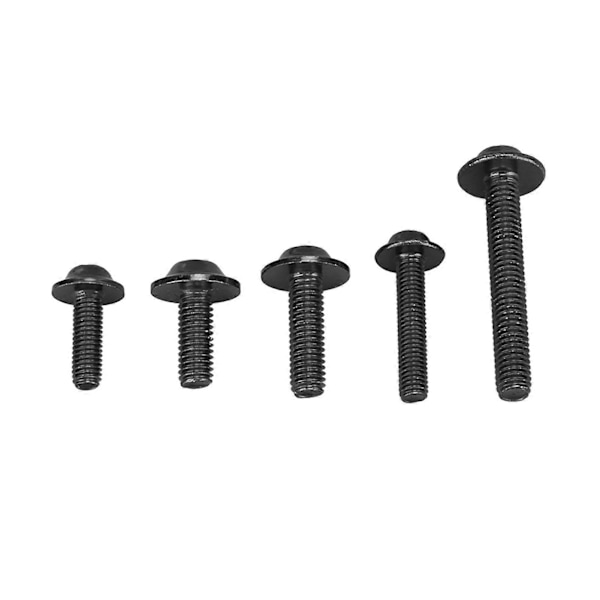 177PCS Motorcykel Kåbe Bolt Kit Farverig M5 M6 Motorcykel Vindskærm Skruer Udskiftning Til SUZUKI GSXR600 GSXR750 Sort