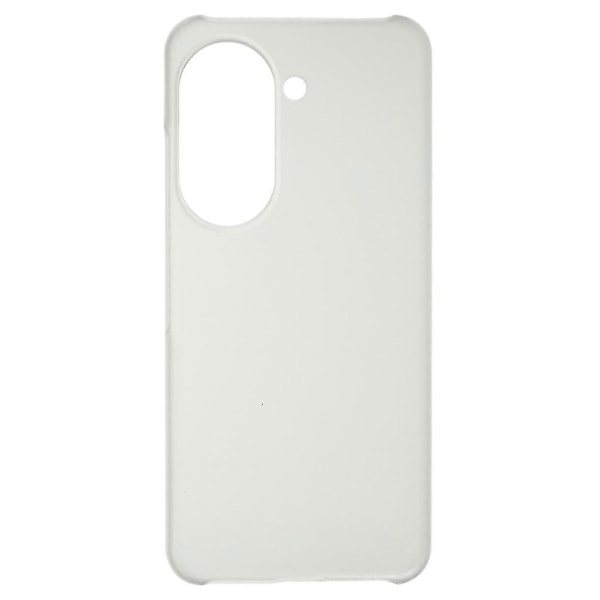 För Asus Zenfone 9 5G Glansigt Gummerat Mobilskal Vardagsfodral Hårt PC Stötsäkert Skyddande Telefonskal Transparent