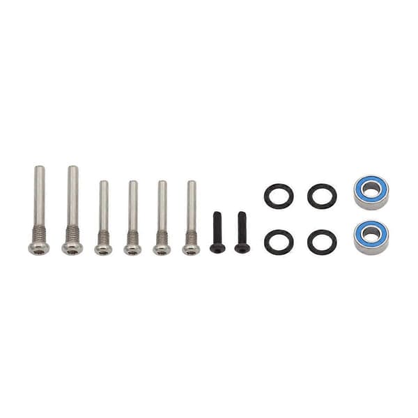 RC Bil Front C Sæde Front Styrekop Bagaksel Sæde Kit til 1/10 Slash 2WD RC Bil Opgraderingsdele Titanium