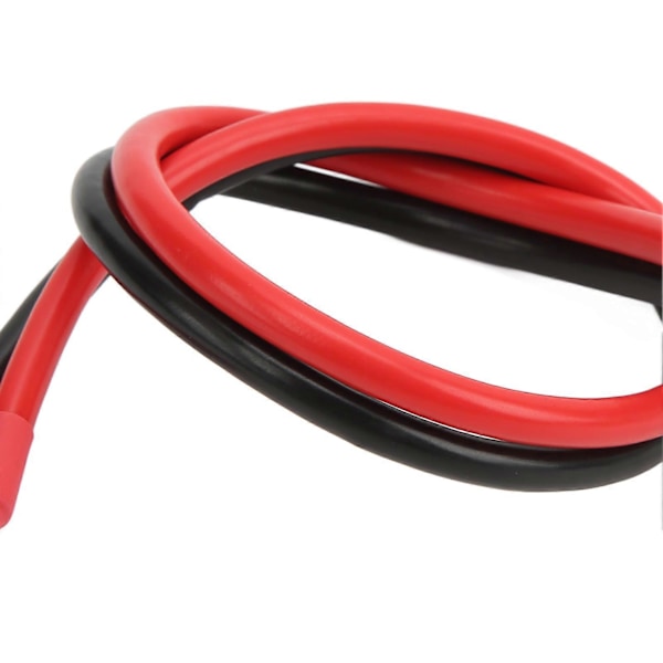 2st Batteriomvandlarkabel Röd Svart 8AWG Mätare Flexibel PVC Vattentät för Bil Båt Solenergi