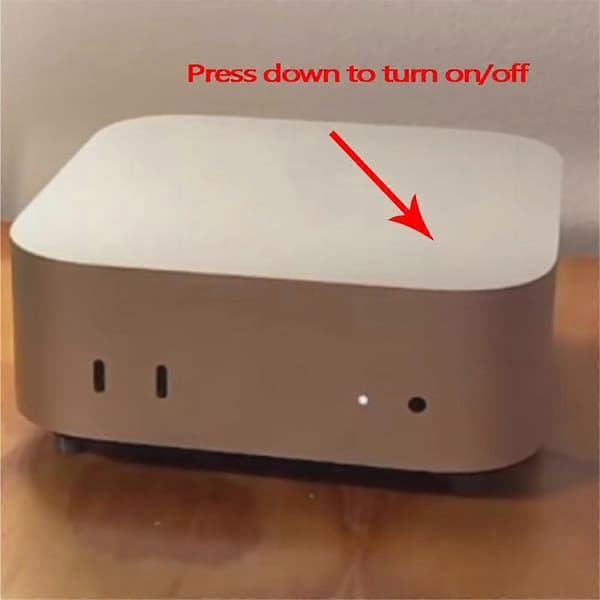 Til Mini 2024 Chassis Stand Case Strømknap Base Støvtæt Beslag Opbevaringsstander PC-del