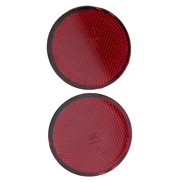 2 ST Bakre Stötfångare Reflektor Rund Röd Bilmodifiering Passar Nissan QASHQAI 2007?2015