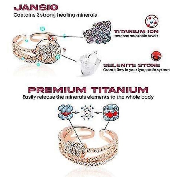 Jansio Threanic Trippel-snurr Ring Silver